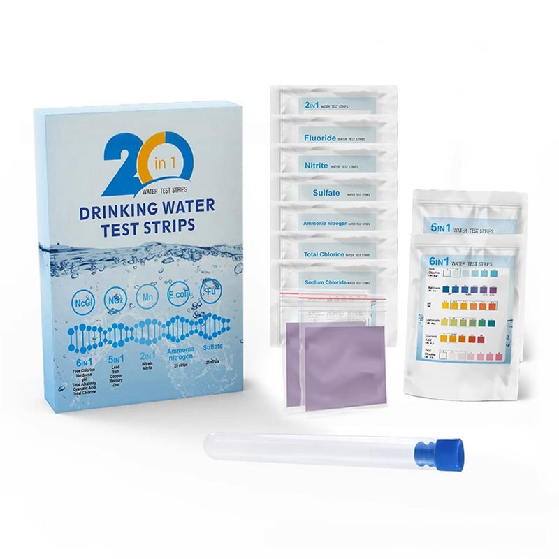 Water Testing Kit - ABKY-물 테스트 스트립 키트(20 in 1)