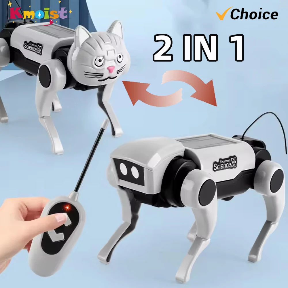 Science Project Robot - 태양열 RC 로봇 강아지 어린이 장난감