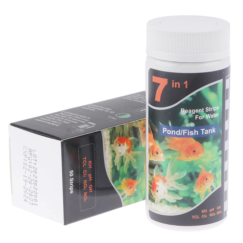 Water Testing Kit - 7-In-1 PH 테스트 스트립, 수족관 풀