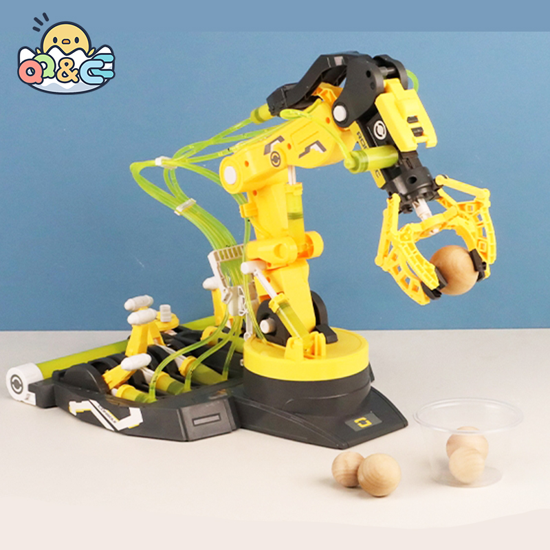 DIY 조립 유압 기계 팔 과학 실험 엔지니어링 장난감 - Robot Arm Motor 리뷰 및 가격
