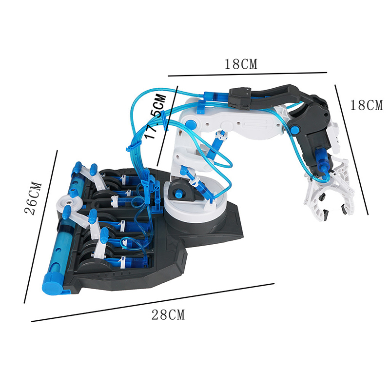 DIY 조립 유압 기계 팔 과학 실험 엔지니어링 장난감 - Robot Arm Motor 리뷰 및 가격