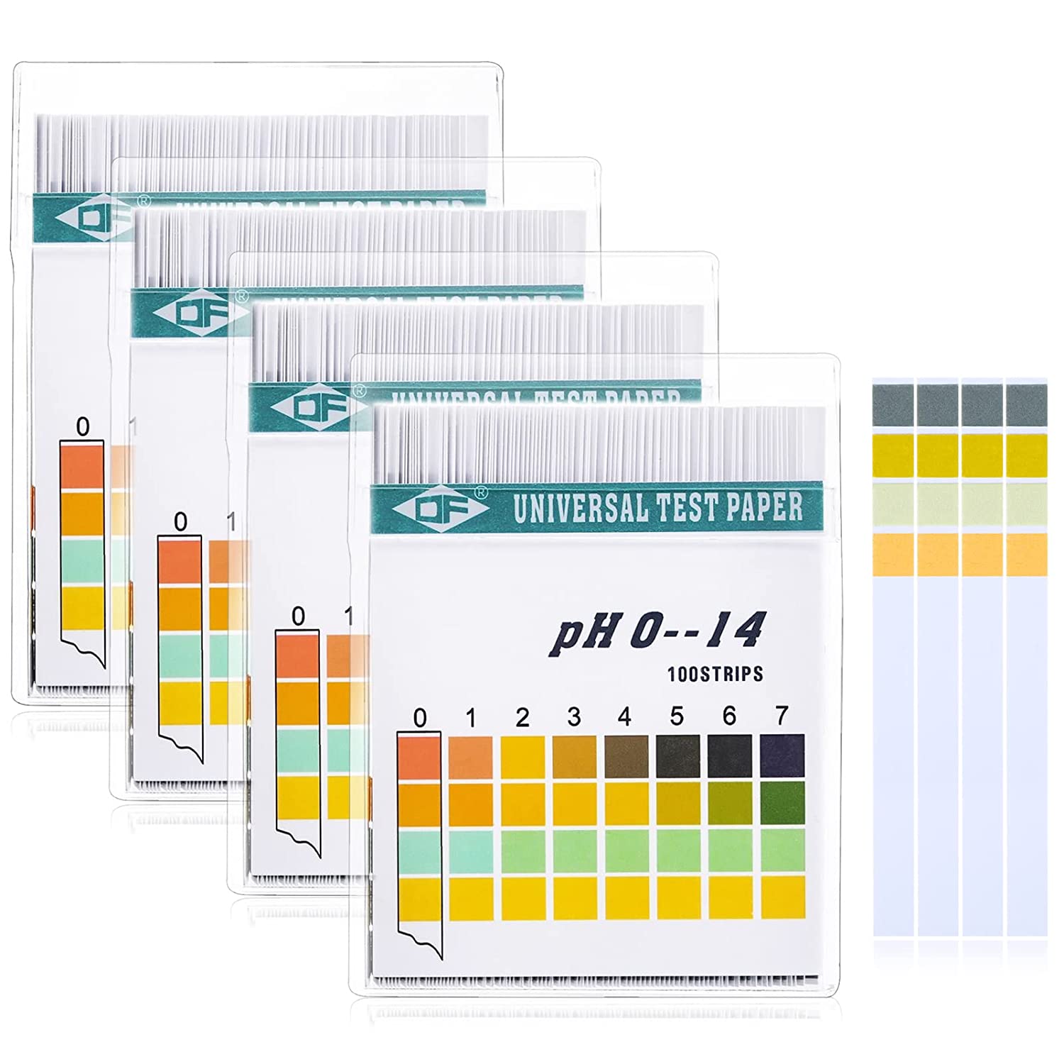 100 스트립 0-14 PH 알칼리성 산성 표시기 종이 - Water Testing Kit 리뷰 및 가격