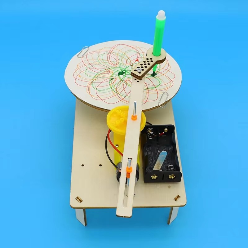 DIY 창의적인 나무 전기 플로터 드로잉 로봇 STEM - Science Project Robot 리뷰 및 가격