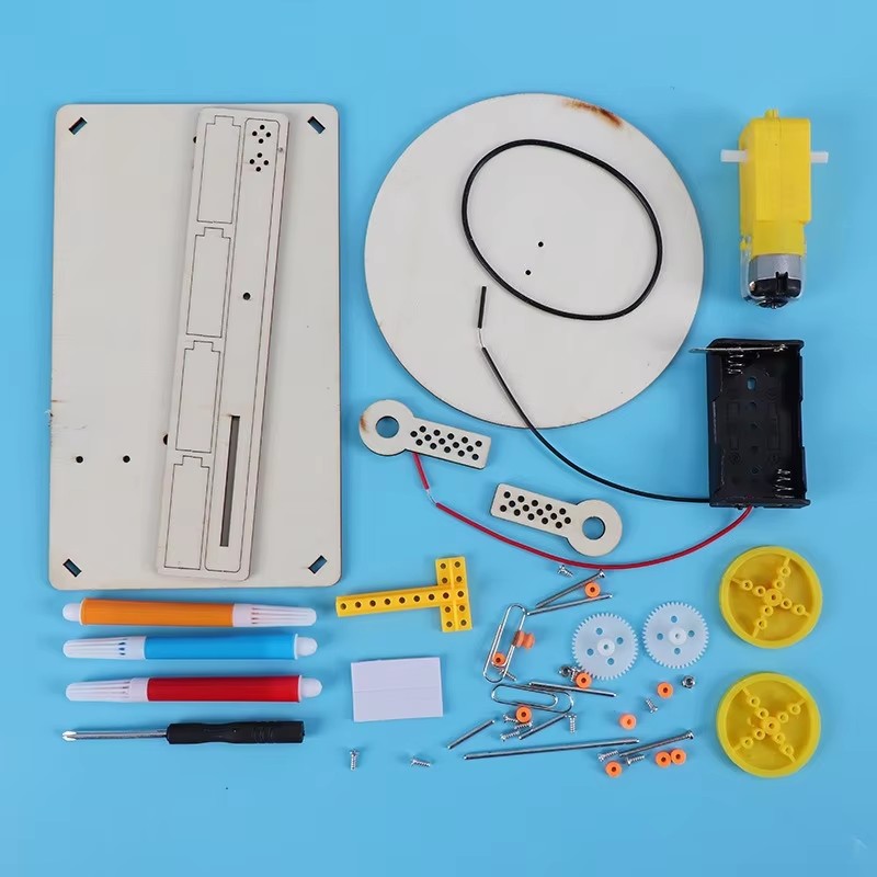 DIY 창의적인 나무 전기 플로터 드로잉 로봇 STEM - Science Project Robot 리뷰 및 가격