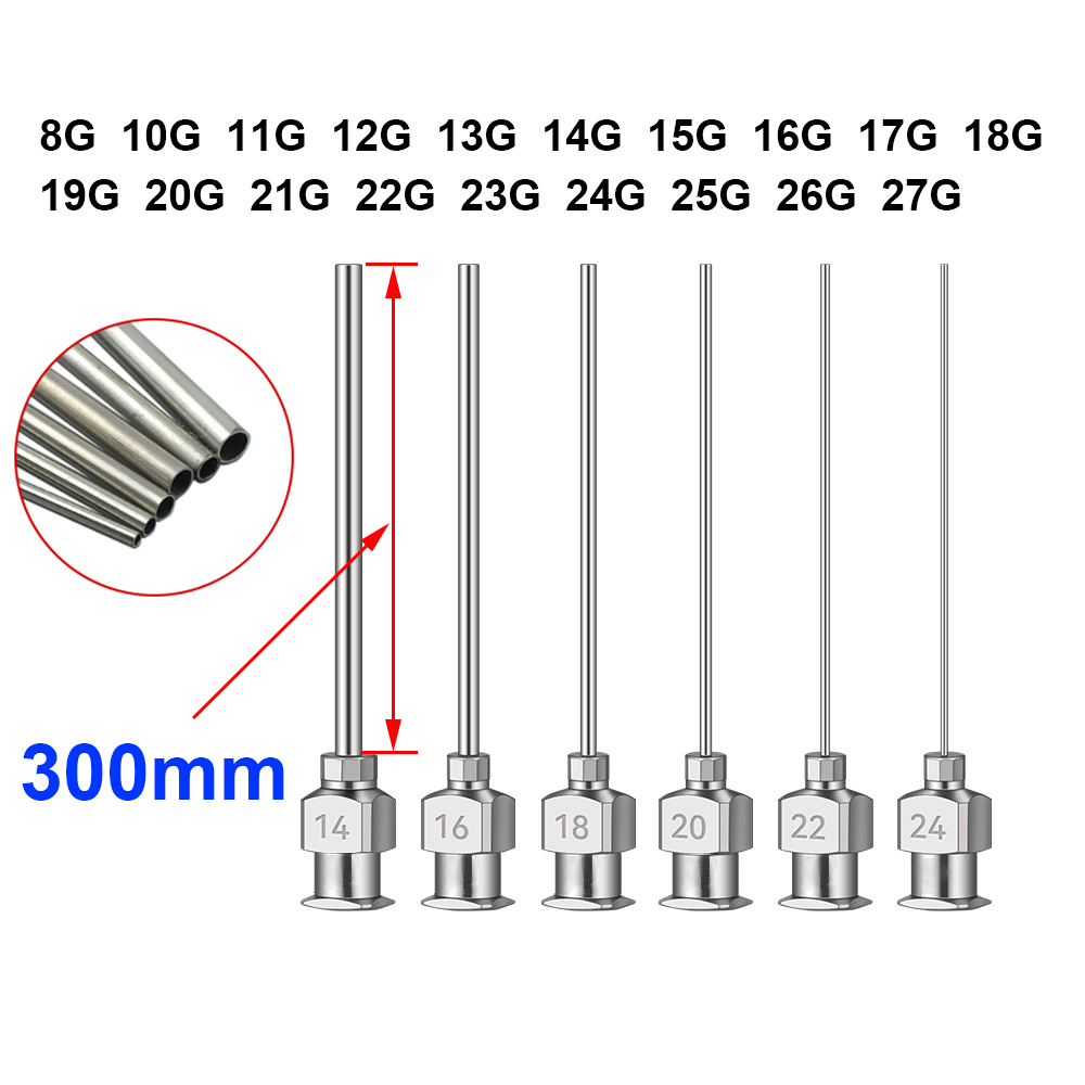 12개 SUS304 300mm 긴 블런트 팁 루어락 산 - Hobby Science Lab 리뷰 및 가격