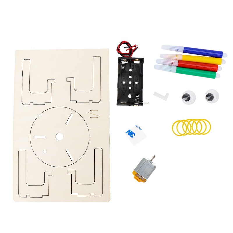 DIY 전기 진동 그래피티 로봇 STEM 과학 실험 장 - Science Project Robot 리뷰 및 가격