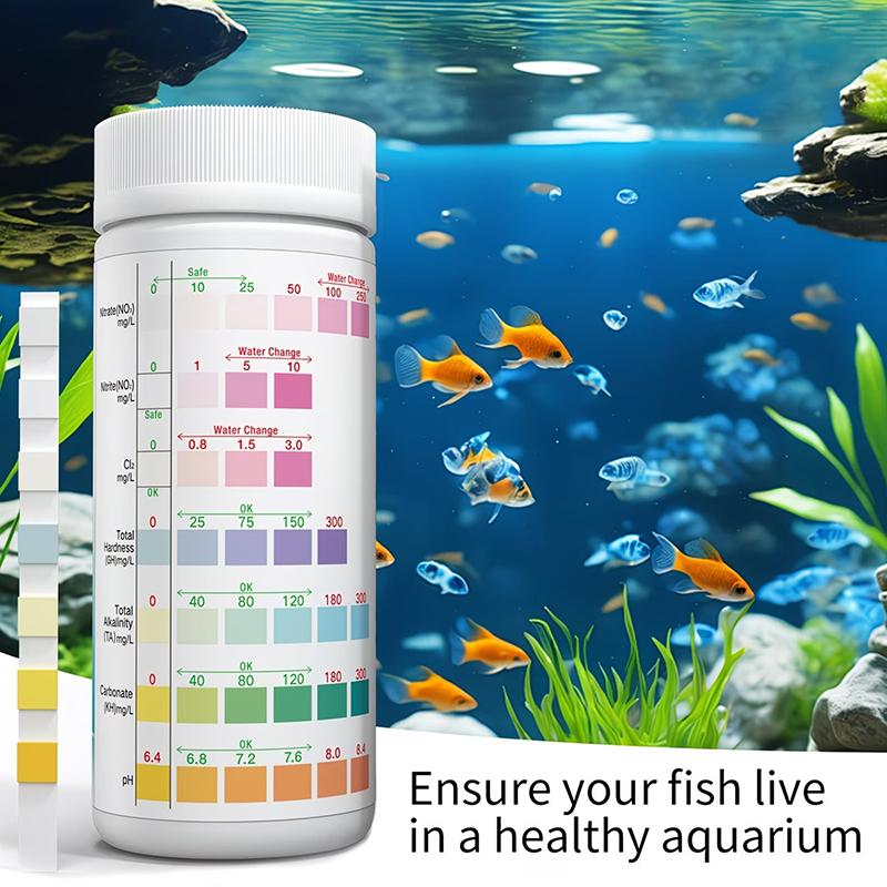 뜨거운 수족관 물 테스트 스트립, 수조 수질 검사 키트 - Water Testing Kit 리뷰 및 가격